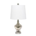 Elegant Garden Design Elegant Designs LT3317-MUR Glass Gourd Shaped Table Lamp; Mercury LT3317-MUR